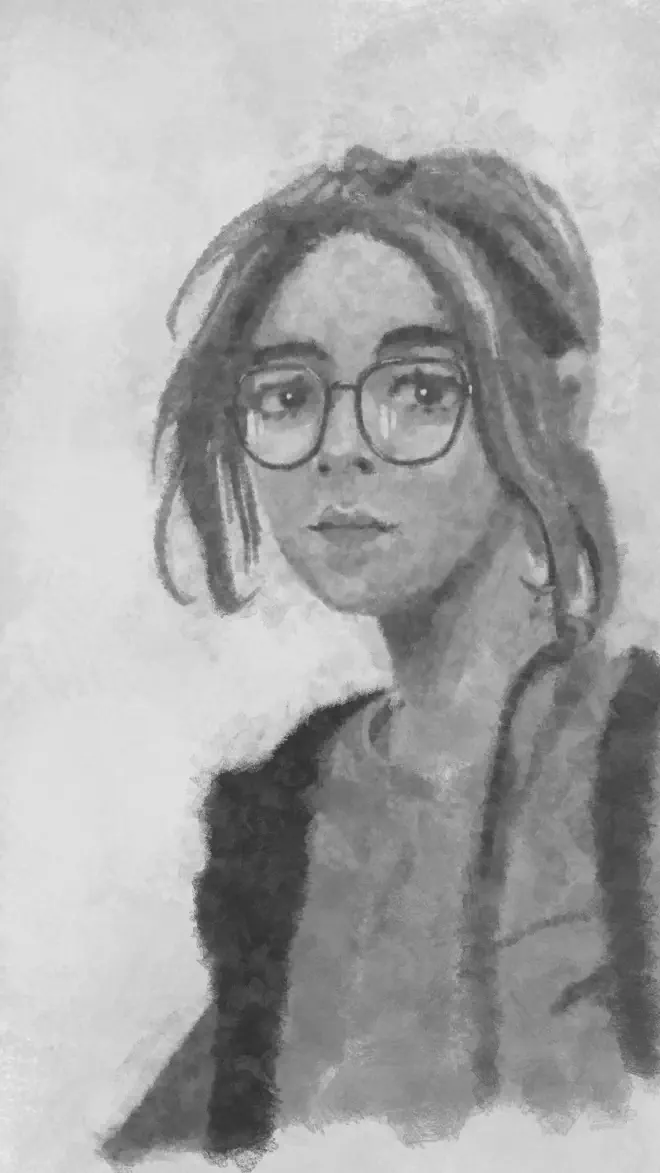 Girl with glasses